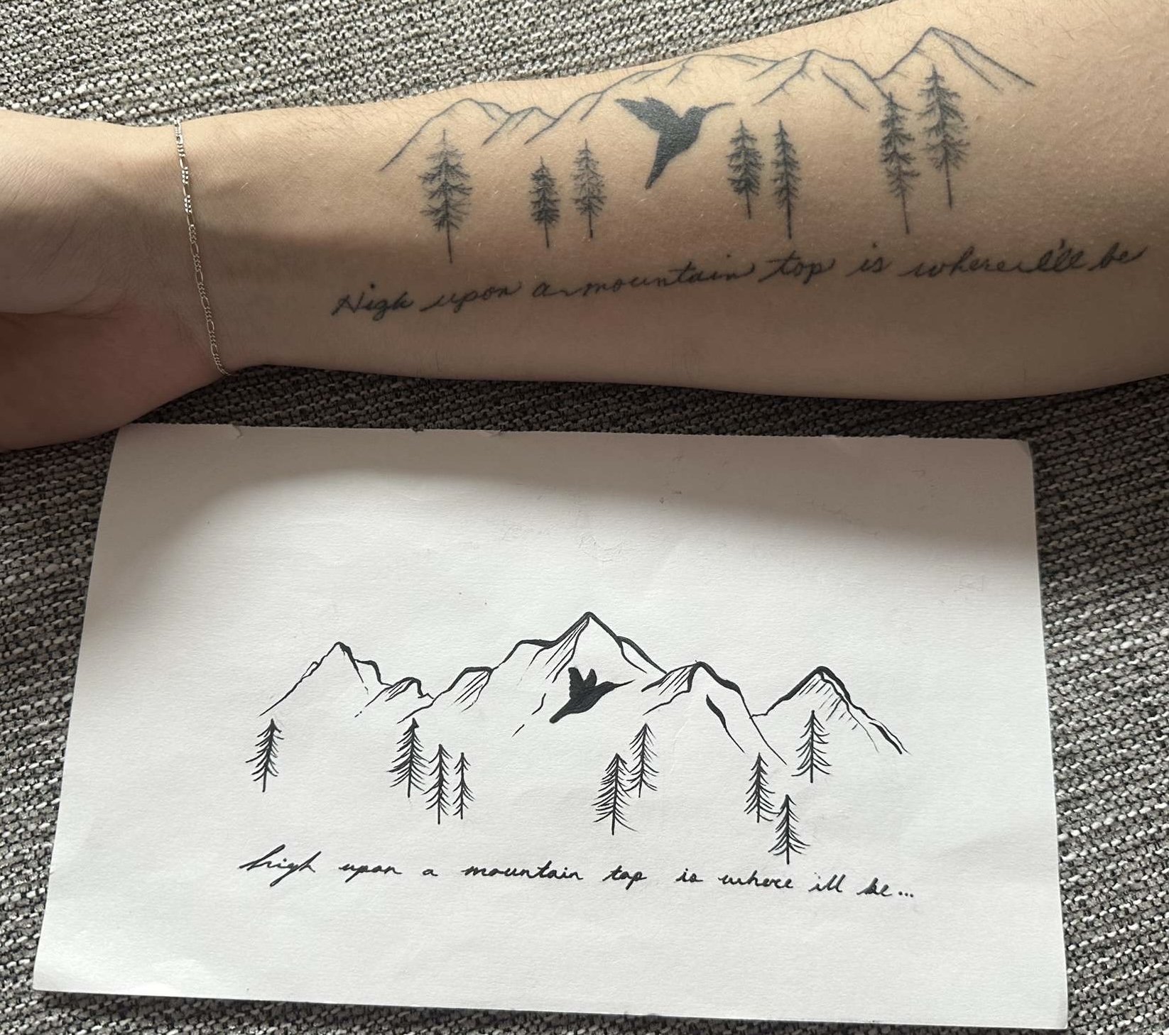 mountain tattoo