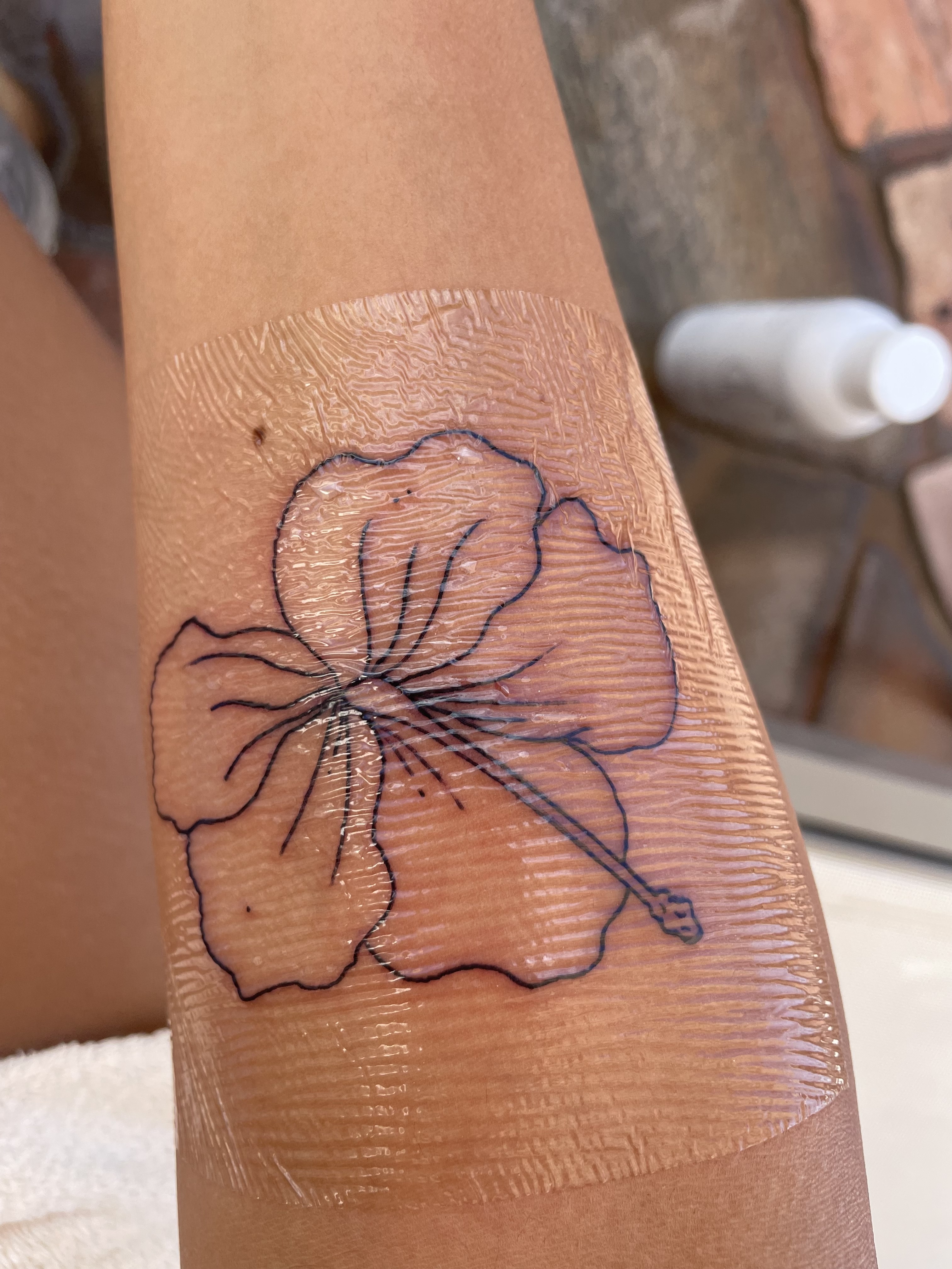 hibiscus flower tattoo
