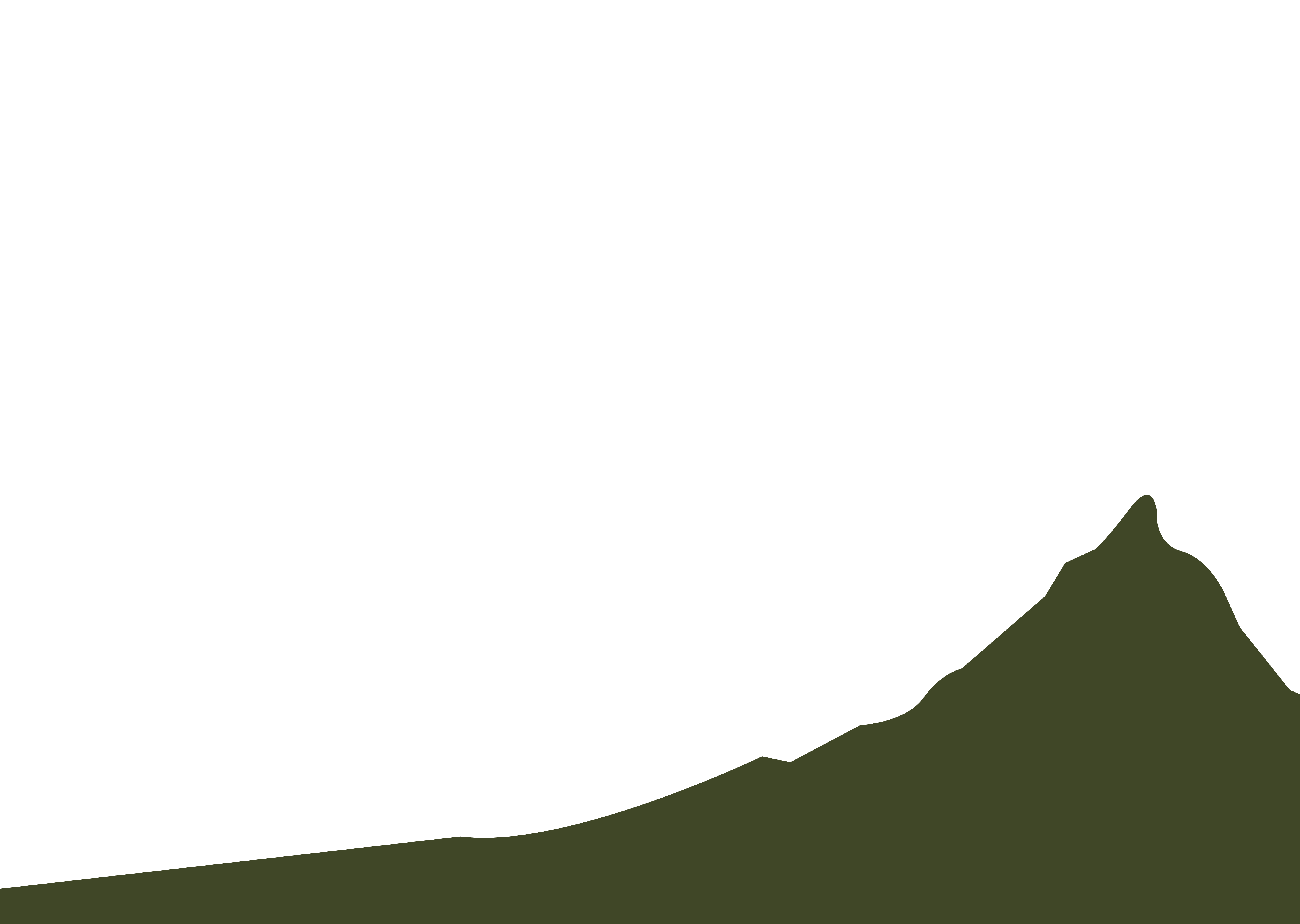 a cartoon mountain range